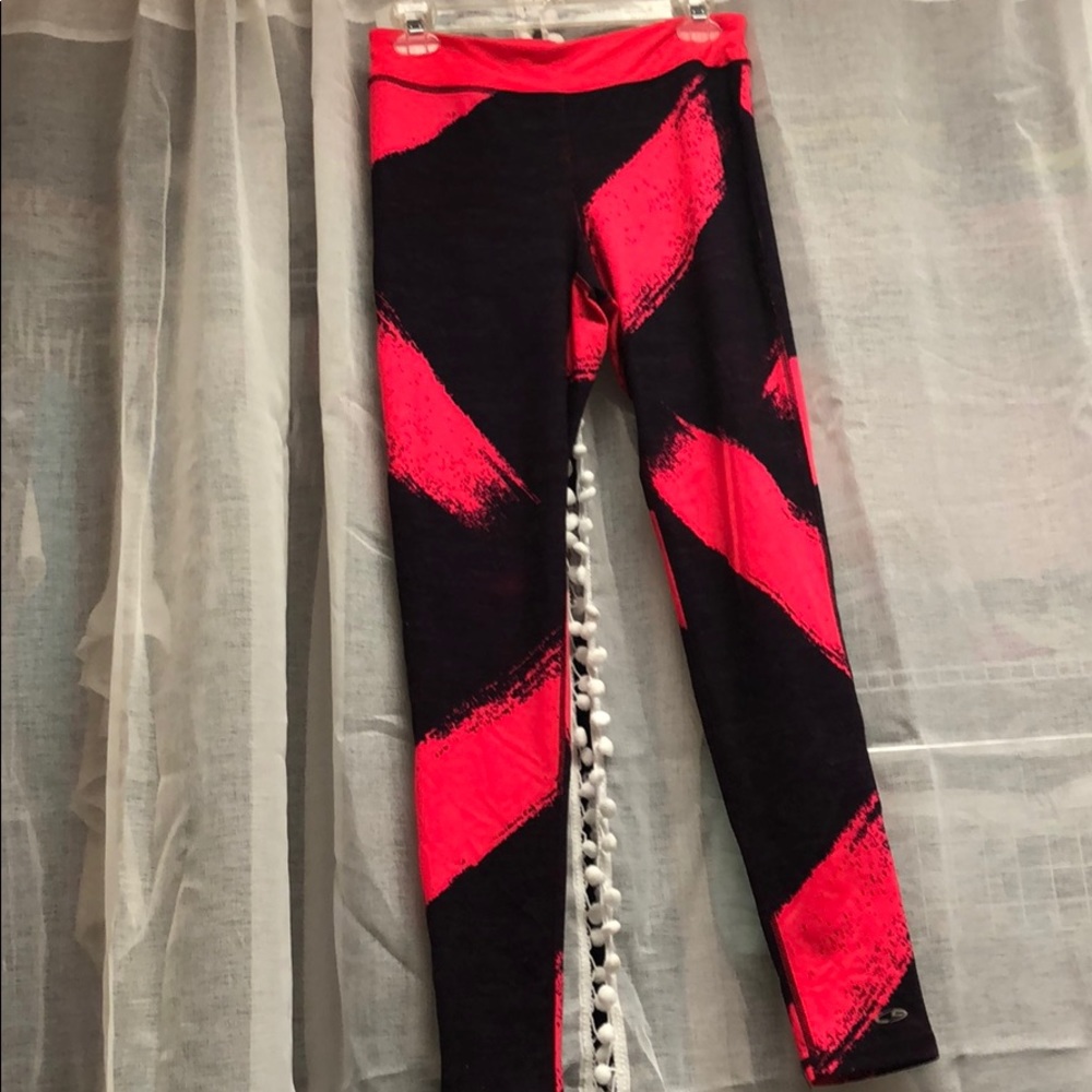 Pink and Black Champion leggings